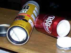 Coca cans